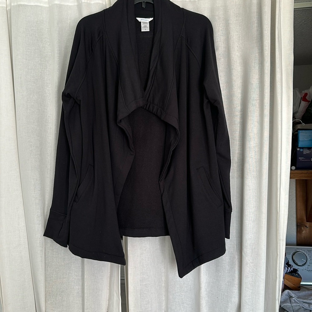 Jockey casual boho sweat jacket! Sz L.